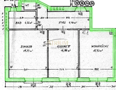 2-Zimmer-Immobilie mieten in Wien – 66,51 m², € 1.303 – Bild 2 von 13