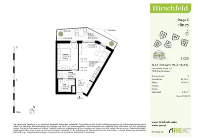 2-Zimmer-Wohnung kaufen in Wien – 45,05 m², € 271.000 – Bild 13 von 14