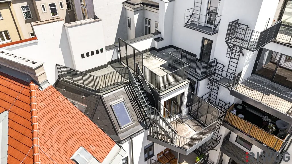 2 ZIMMER NEUBAUWOHNUNG MIT CA. 20 m² DACHTERRASSE II ERSTBEZUG II NÄHE SIEBENBRUNNENPLATZ II HÖGELMÜLLERGASSE 12 – pohled 2