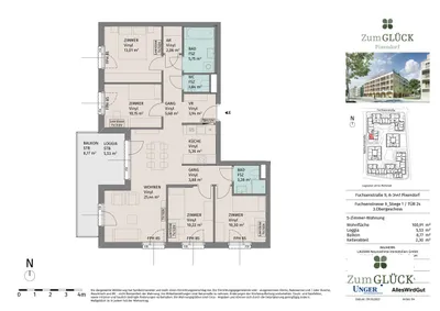 5-Zimmer-Wohnung mieten in Tulln – 100,91 m², € 1.569 – Bild 14 von 14