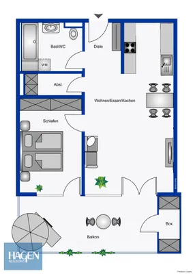 2-Zimmer-Wohnung kaufen in Dornbirn – 55 m², € 350.000 – Bild 9 von 11