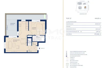 2-Zimmer-Wohnung kaufen in Wien – 49,34 m², € 379.000 – Bild 11 von 11