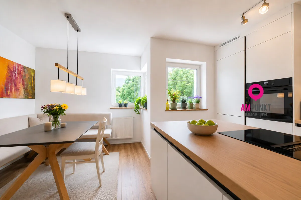 89 m² in AIGEN mit Grünblick, zwei Balkonen und Blick auf Untersberg & Gaisberg - Ansicht 2