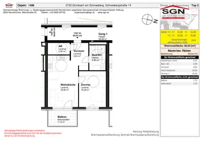 2-Zimmer-Wohnung mieten in Neunkirchen – 64,92 m², € 924 – Bild 11 von 11