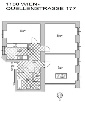 3-Zimmer-Wohnung kaufen in Wien – 83 m², € 264.000 – Bild 17 von 18
