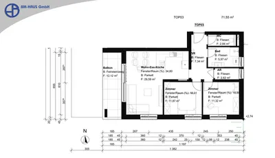 3-Zimmer-Wohnung kaufen in Wolfsberg – 71,55 m², € 334.897 – Bild 12 von 12