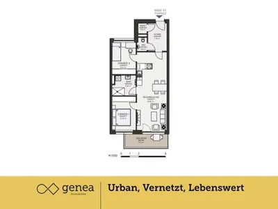3-Zimmer-Wohnung mieten in Graz – 66,02 m², € 978 – Bild 2 von 21