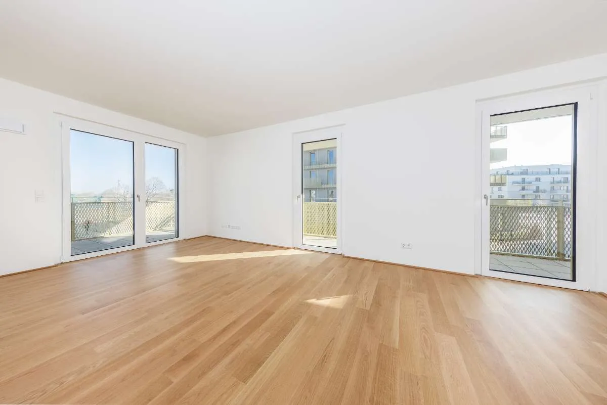 Neubau-Erstbezug mit großzügigen Außenflächen im Grünen - Ansicht 2