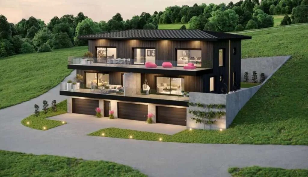 Blick auf den Irrsee! Moderne 3 Zimmer Wohnung mit großem Garten und Südbalkon - Ansicht 2