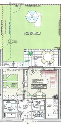 2-Zimmer-Wohnung kaufen in Mödling – 43,03 m², € 295.000 – Bild 2 von 19