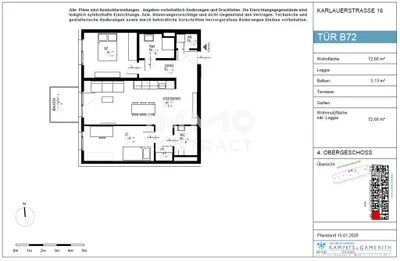 3-Zimmer-Wohnung mieten in Graz – 72,68 m², € 911 – Bild 13 von 13