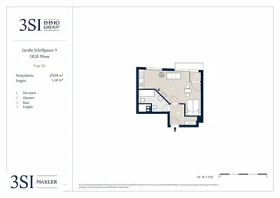 1-Zimmer-Wohnung kaufen in Wien – 28,94 m², € 285.000 – Bild 14 von 14