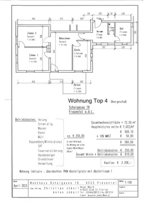 4-Zimmer-Wohnung mieten in Deutschlandsberg – 73 m², € 830 – Bild 11 von 11