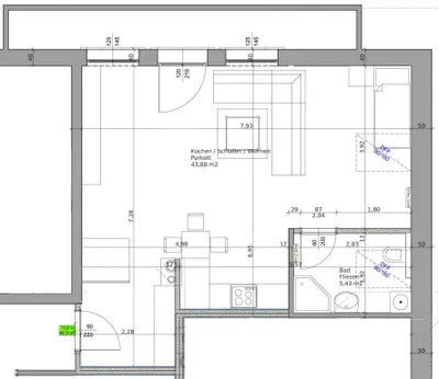 1-Zimmer-Wohnung mieten in Wels-Land – 49,3 m², € 678 – Bild 8 von 10