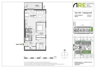 3-Zimmer-Wohnung mieten in Mödling – 73,72 m², € 1.477 – Bild 14 von 14