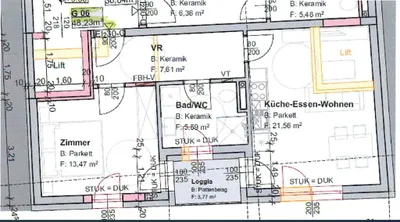 2-Zimmer-Wohnung mieten in Graz – 48,23 m², € 669 – Bild 7 von 7