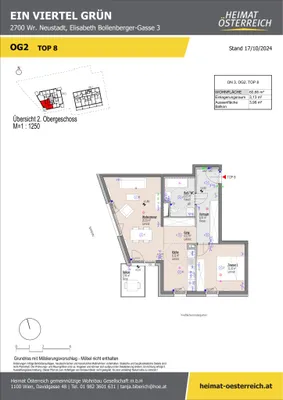 2-Zimmer-Wohnung kaufen in Wiener Neustadt – 60,66 m², € 190.420 – Bild 37 von 46