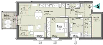 2-Zimmer-Wohnung kaufen in Wien – 72,52 m², € 359.000 – Bild 16 von 16