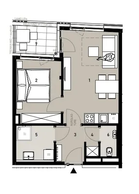 2-Zimmer-Wohnung kaufen in Klagenfurt Land – 41,7 m², € 329.000 – Bild 12 von 14