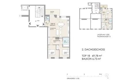 3-Zimmer-Wohnung mieten in Wien – 69,78 m², € 1.799 – Bild 25 von 26