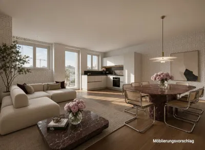 NÄHE NASCHMARKT: U4 Pilgramgasse - 3-Zimmerwohnung mit hofseitigem Balkon
