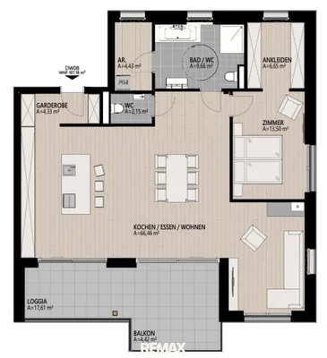 2-Zimmer-Wohnung kaufen in Kitzbühel – 107,18 m², € 830.500 – Bild 7 von 7