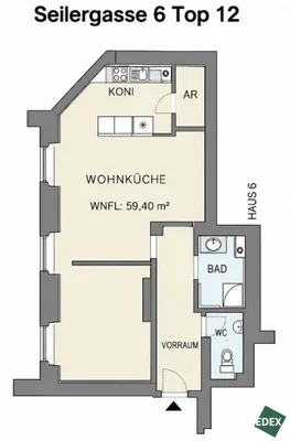 1-Zimmer-Wohnung mieten in Wien – 59,45 m², € 1.495 – Bild 20 von 20