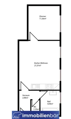 2-Zimmer-Wohnung mieten in Grieskirchen – 41,88 m², € 621 – Bild 6 von 6