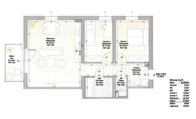 3-Zimmer-Wohnung mieten in Hartberg-Fürstenfeld – 67,92 m², € 757 – Bild 20 von 20