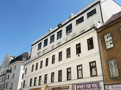 DACHTERRASSENHIT, klimatisiertes 71 m2 Dachgeschoß auf 2 Ebenen mit 51 m2 Terrassen, 2 Zimmer, Komplettküche, Wannenbad, Sechshauser Straße – Bild 3