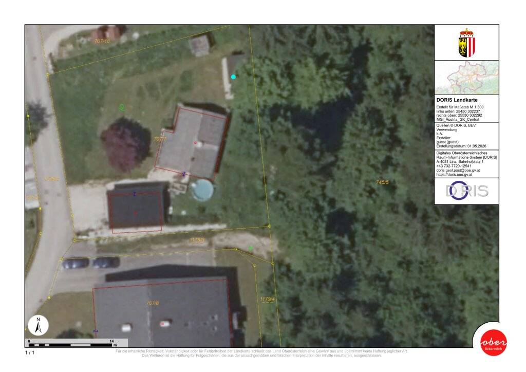 Baugrund mit Altbestand in idyllischer Lage - 1.073 m² am Waldrand - Ansicht 3