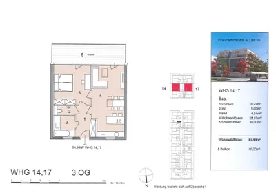 2-Zimmer-Wohnung mieten in Graz – 55 m², € 770 – Bild 2 von 12