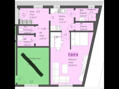 Wohnung mieten in Gmünd – 54 m², € 500 – Bild 12 von 15