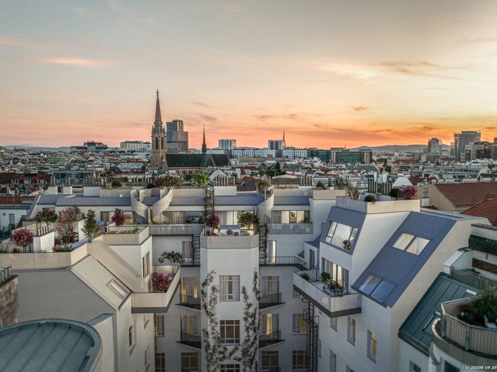 69 m² Dachgeschoss-Wohnung mit Balkon | 14 m² Freifläche, 3 Zimmer, Wien