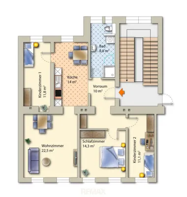 5-Zimmer-Wohnung kaufen in Wien – 93 m², € 598.000 – Bild 14 von 14