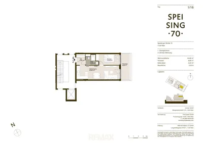2-Zimmer-Wohnung kaufen in Wien – 44,2 m², € 389.000 – Bild 8 von 9