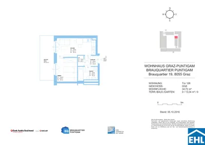 2-Zimmer-Wohnung mieten in Graz – 34,72 m², € 638 – Bild 8 von 8