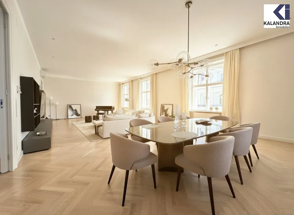 360 TOUR // LUXUSSANIERTE & MÖBLIERTE STIL-ALTBAUWOHNUNG BEI STAATSOPER - Ansicht 3