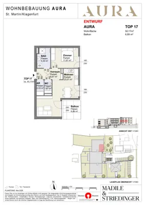 2-Zimmer-Wohnung kaufen in Klagenfurt – 50,17 m² – Bild 4 von 4