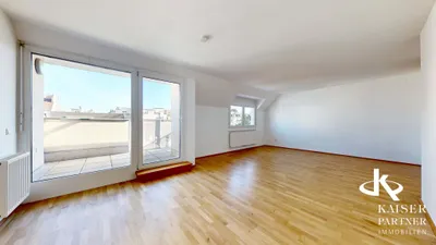 Citylage, 4-Zi-Dachgeschosswohnung mit Terrasse! – Bild 3