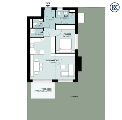2-Zimmer-Wohnung kaufen in Wien – 59,1 m² – Bild 12 von 19