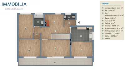 6-Zimmer-Haus kaufen in Amstetten – 160 m², € 288.000 – Bild 30 von 30