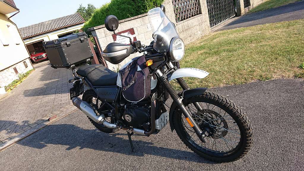 Royal Enfield Himalayan mit vielen Upgrades Enduro