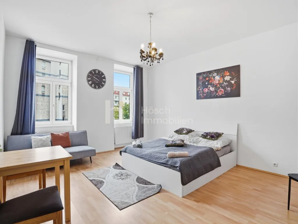 Altbau mit Freiraum nahe Donaukanal - Wohnungen mit Garten, Balkon oder Loggia - Ansicht 3