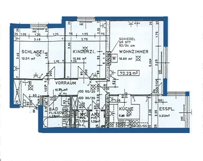 3-Zimmer-Wohnung mieten in Wiener Neustadt Land – 70,23 m², € 736