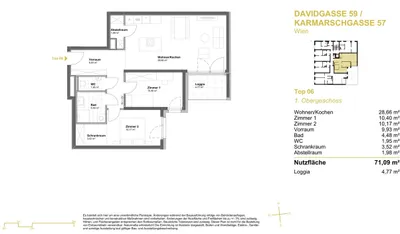 3-Zimmer-Wohnung kaufen in Wien – 71,21 m², € 375.000 – Bild 6 von 8