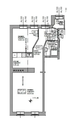 2-Zimmer-Wohnung kaufen in Wien – 53,57 m², € 220.000 – Bild 5 von 6