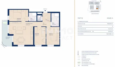 3-Zimmer-Wohnung kaufen in Wien – 83,08 m², € 529.000 – Bild 9 von 9