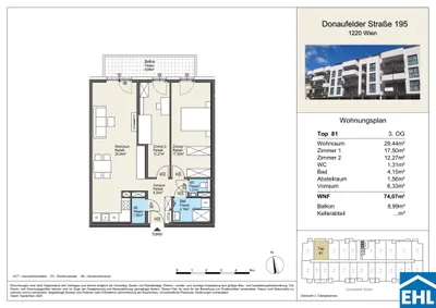 Immobilie kaufen in Wien – 72,43 m², € 408.590 – Bild 6 von 6