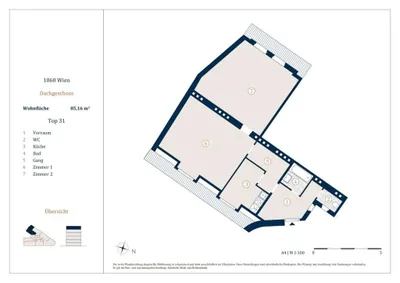 Immobilie kaufen in Wien – 85,16 m², € 359.000 – Bild 3 von 3